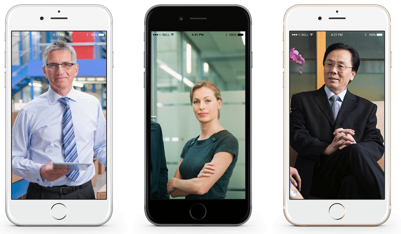 3 types de profil dans 3 smartphones