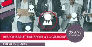 Illustration en introduction au CV d'Hugues, responsable transport et logistique